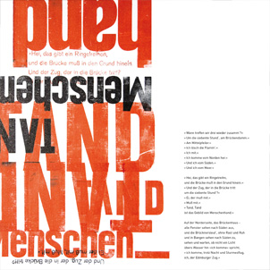 Typografische Gedichtinterpretation zu T. Fontane